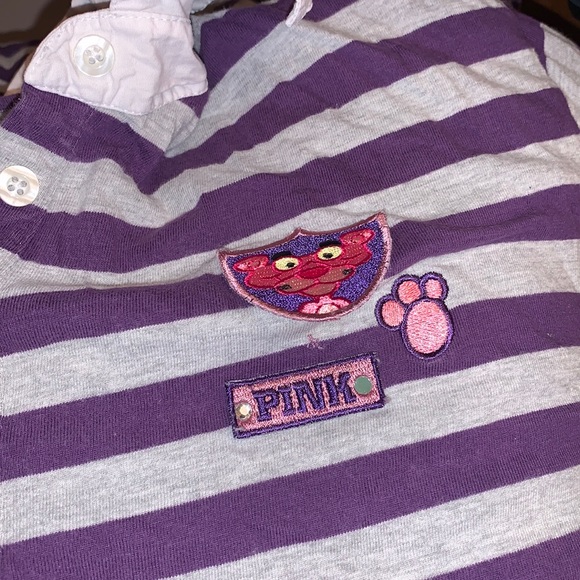 PINK PANTHER VINTAGE ‘rugby’ shirt Y2K - Picture 2 of 13
